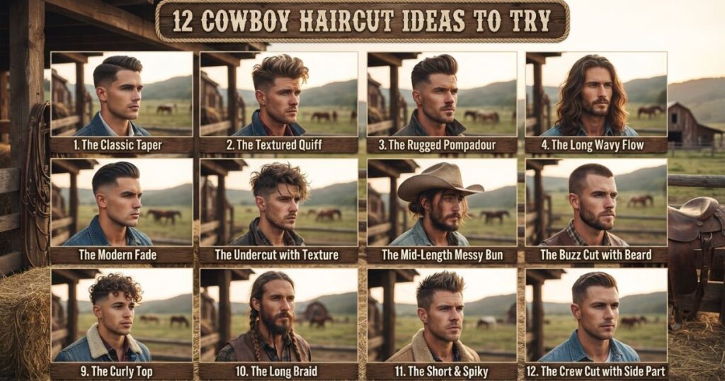 12 Cowboy Haircut Ideas to Try