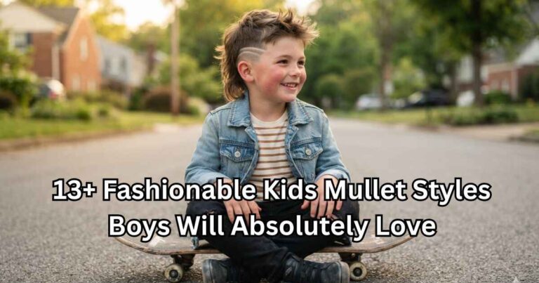 13+ Fashionable Kids Mullet Styles Boys Will Absolutely Love 