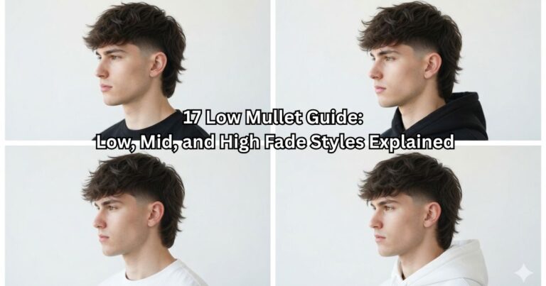 17 Low Mullet Guide: Low, Mid, and High Fade Styles Explained
