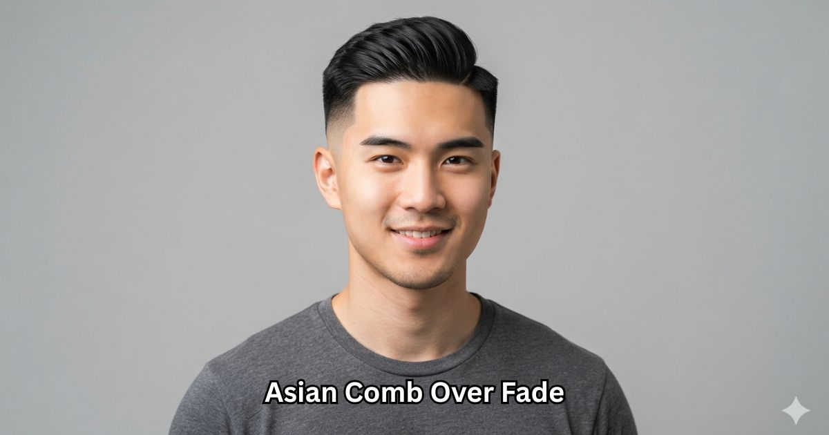 Asian Comb Over Fade