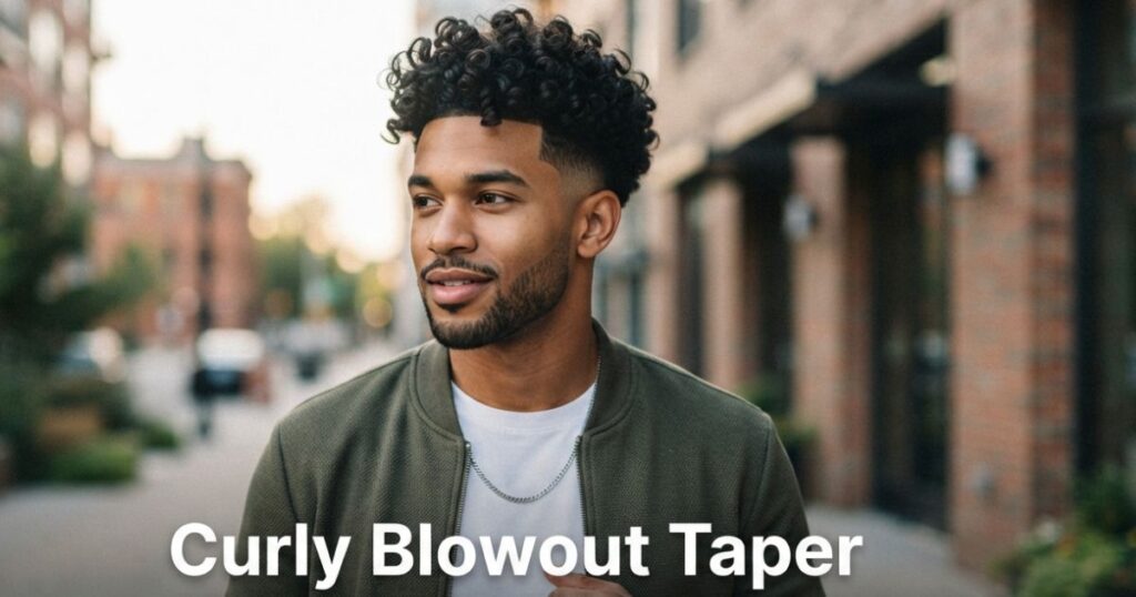 Curly Blowout Taper