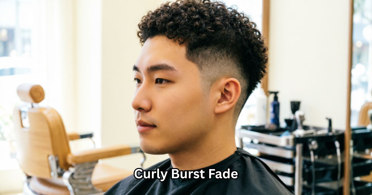 Curly Burst Fade