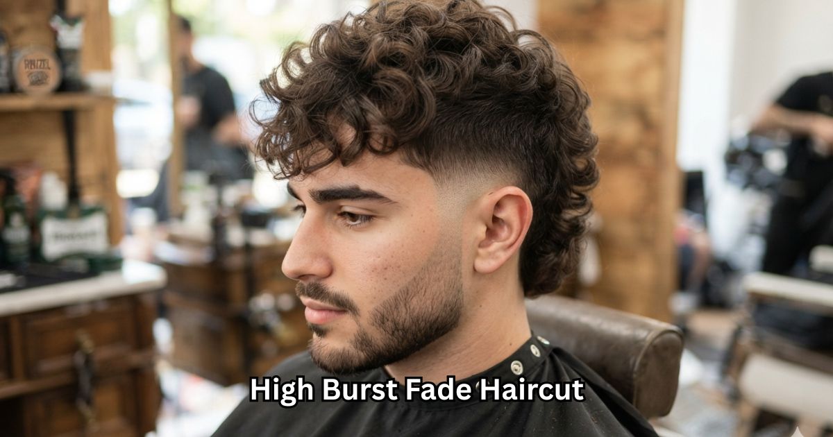High Burst Fade Haircut