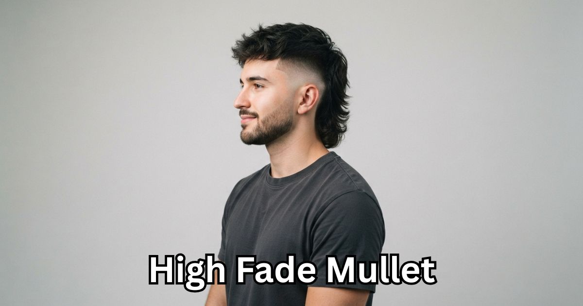 14) High Fade Mullet