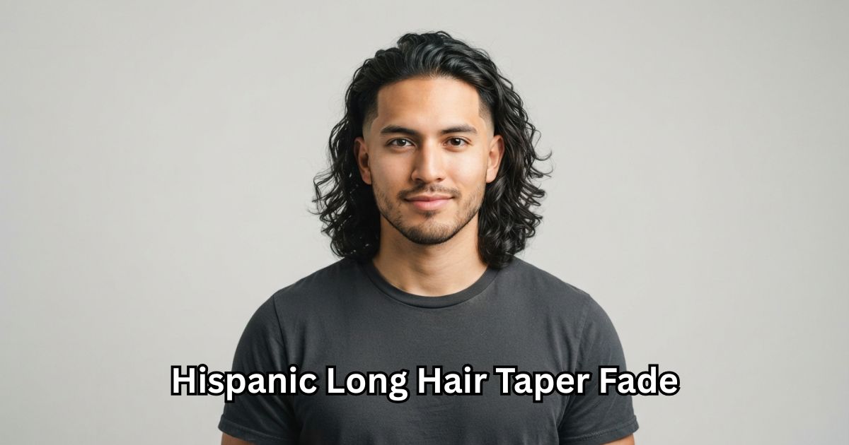 Hispanic Long Hair Taper Fade Versatility