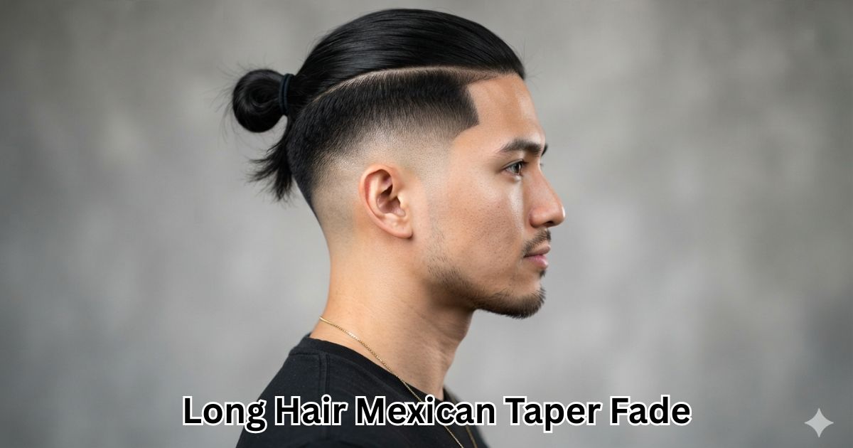 Long Hair Mexican Taper Fade