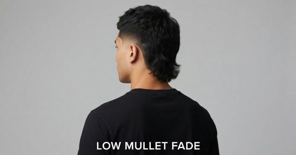6) Low Mullet Fade