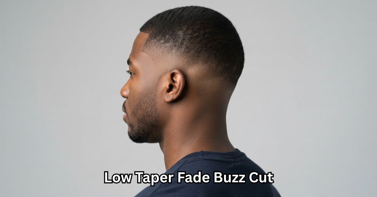 Low Taper Fade Buzz Cut