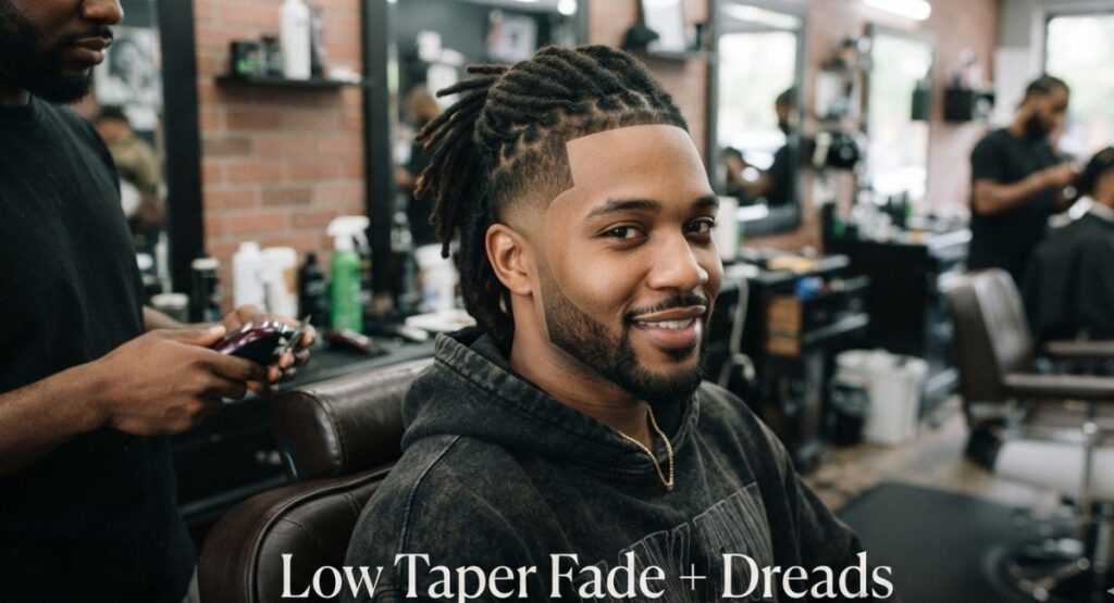 Low Taper Fade + Dreads