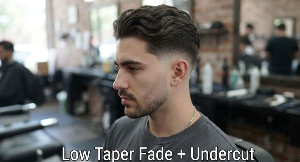 Low Taper Fade + Undercut