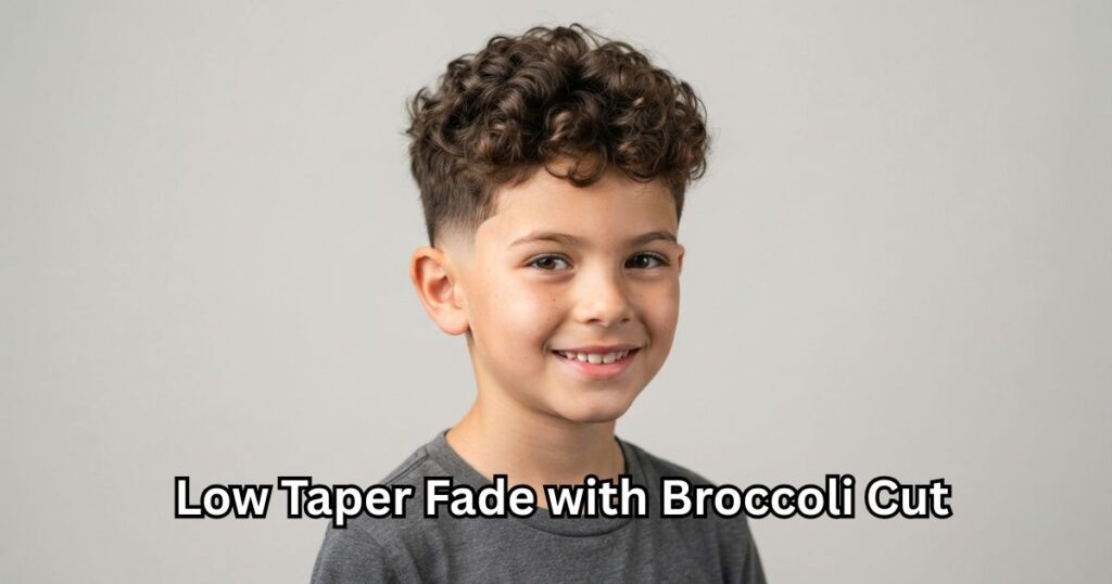 10. Low Taper Fade with Broccoli Cut