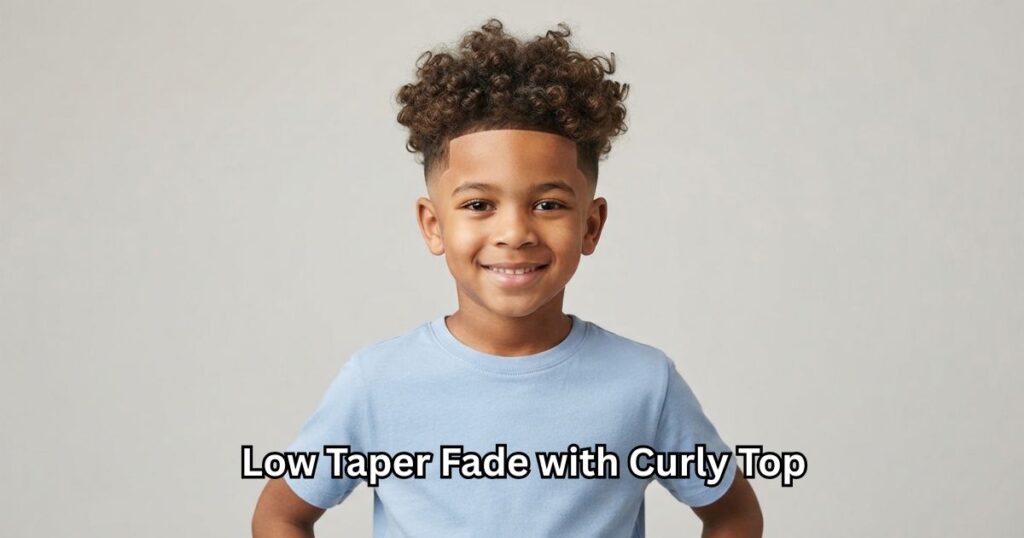 2. Low Taper Fade with Curly Top