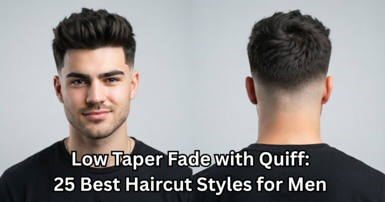 Low Taper Fade with Quiff: 25 Best Haircut Styles for Men 