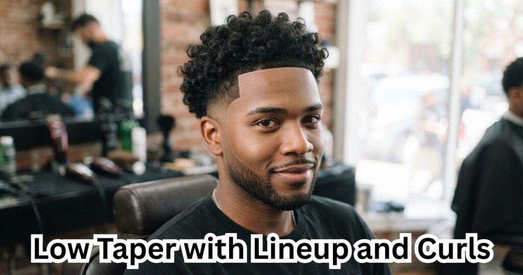 Low Taper with Lineup and Curls