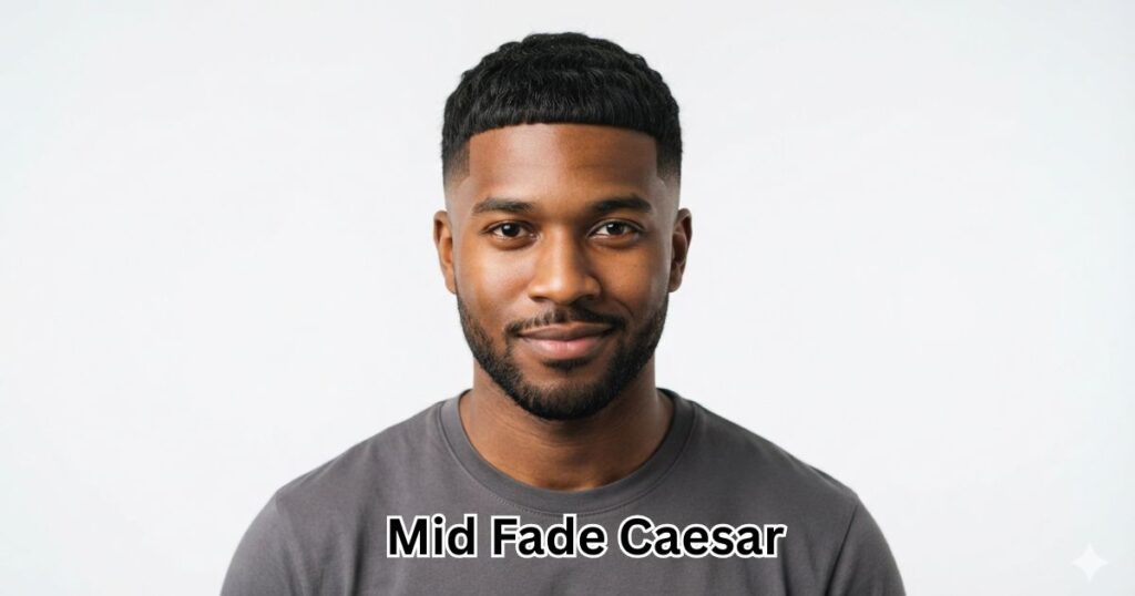 Mid Fade Caesar