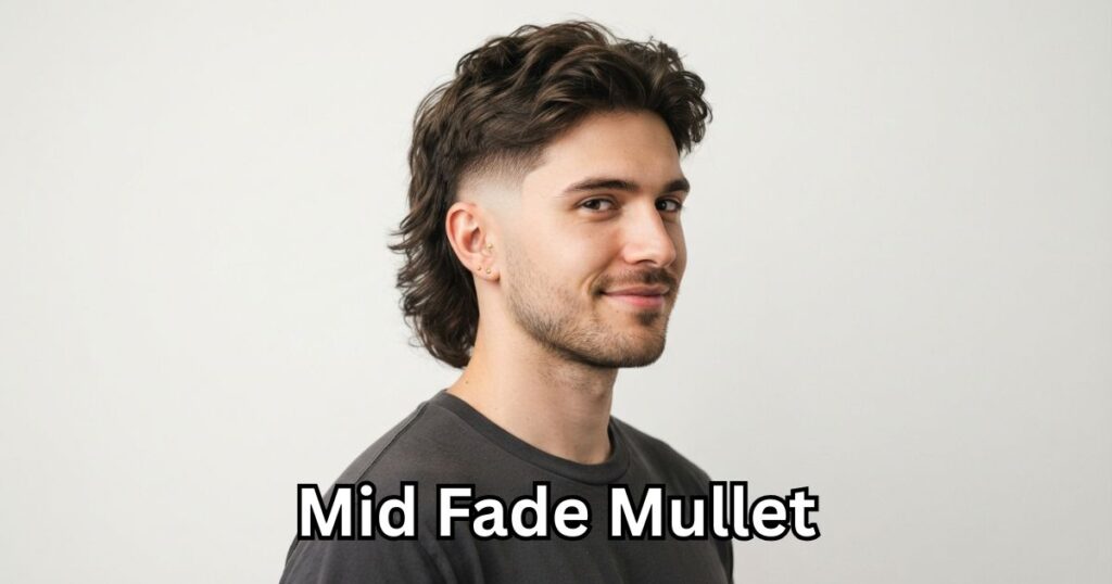 8) Mid Fade Mullet