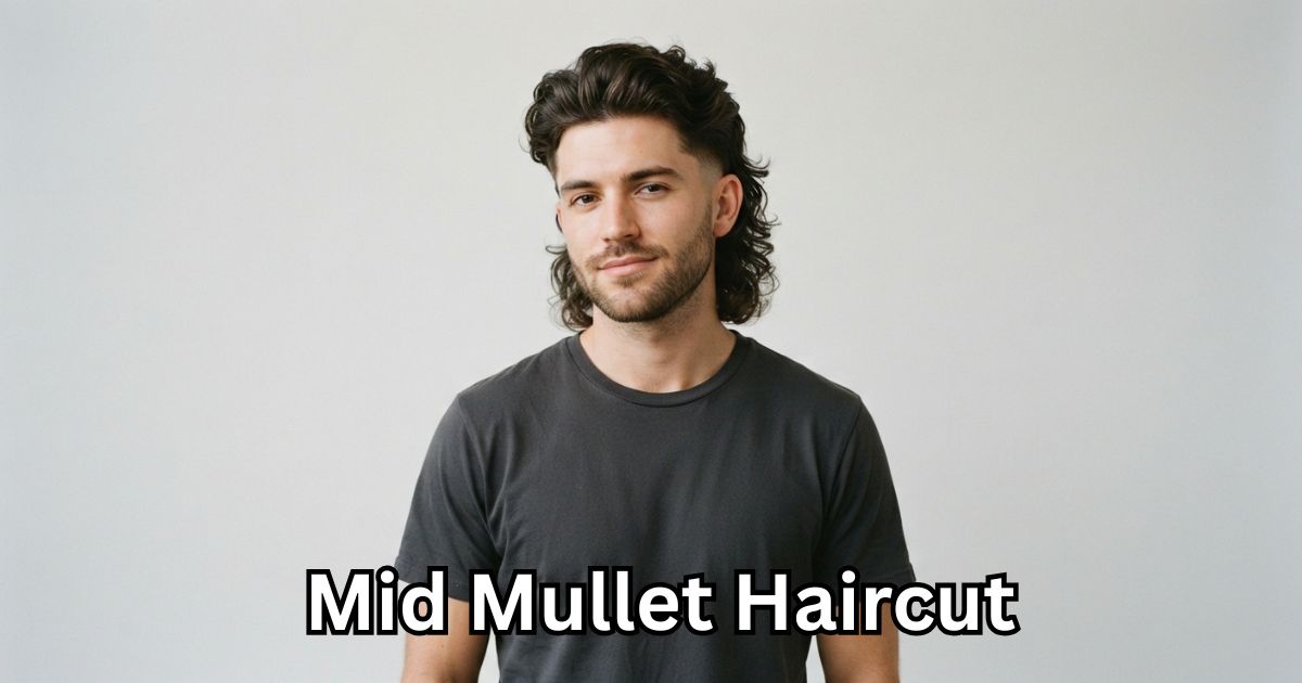 13) Mid Mullet Haircut