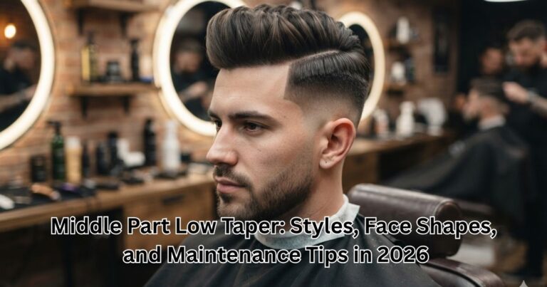 Middle Part Low Taper: Styles, Face Shapes, and Maintenance Tips in 2026