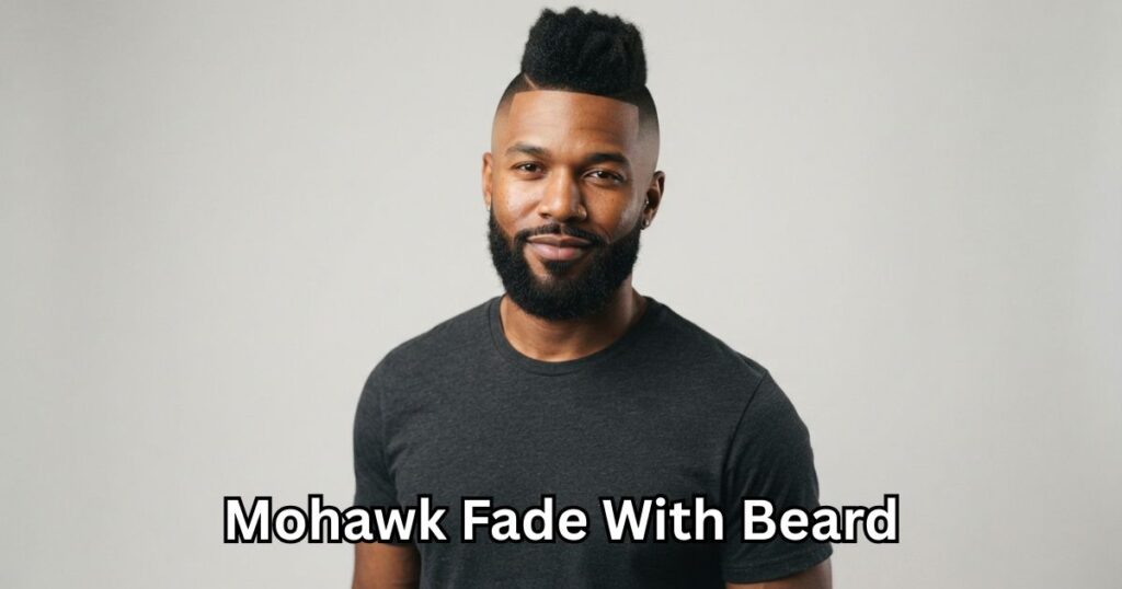 Mohawk Fade With Beard