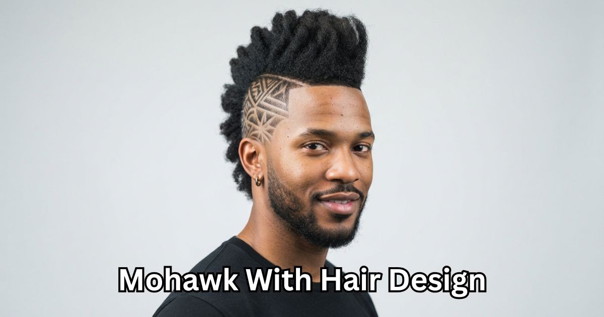 Mohawk With Hair Design