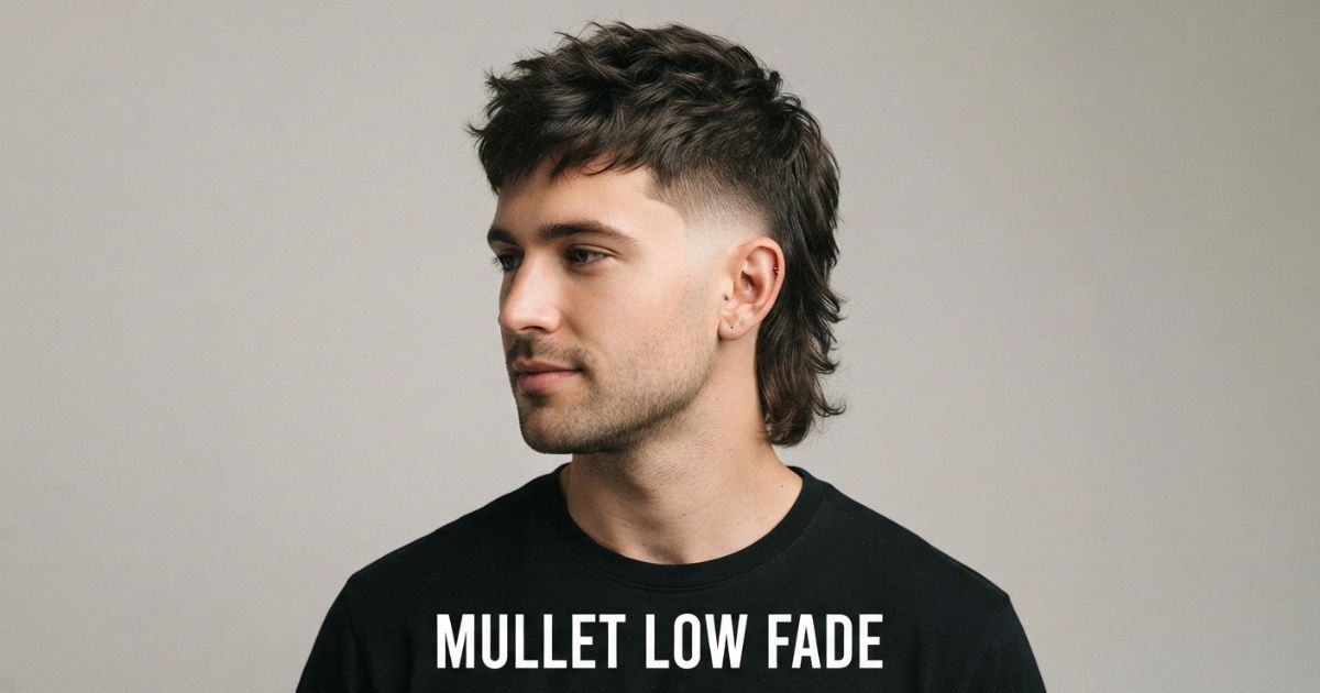5) Mullet Low Fade Haircut