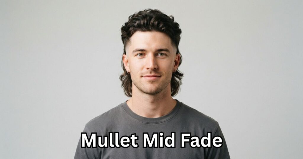 9) Mullet Mid Fade