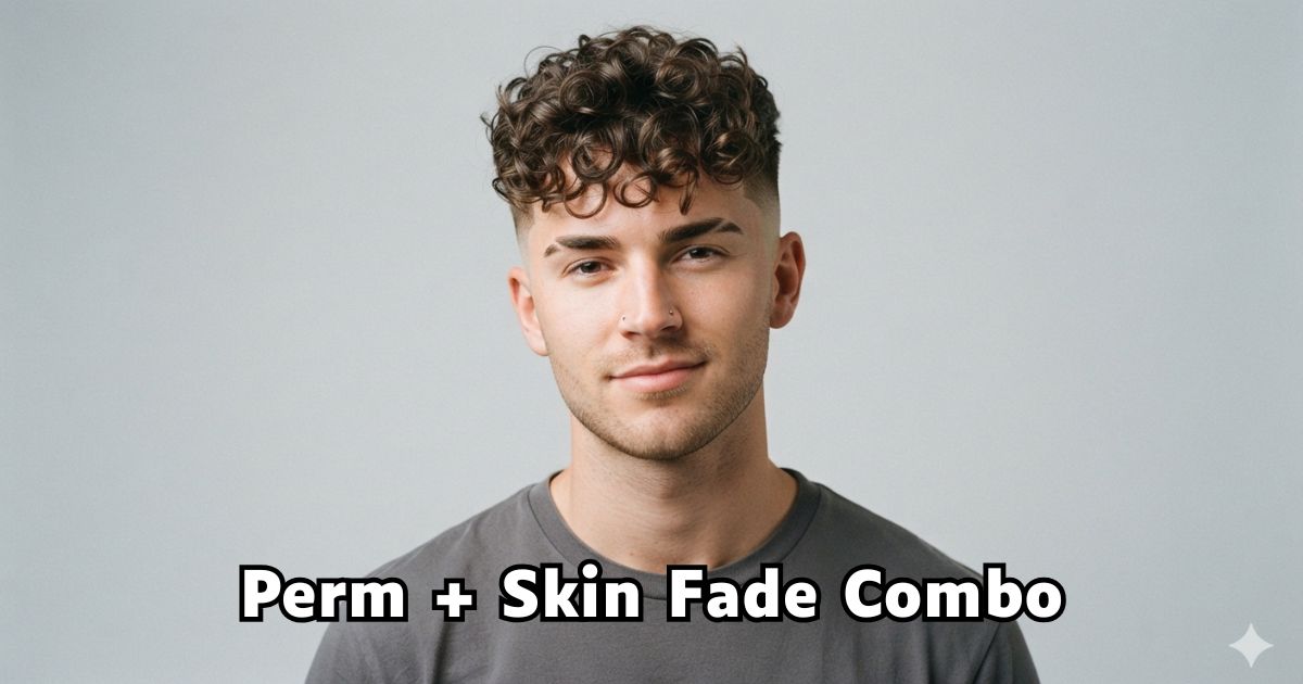 Perm + Skin Fade Combo