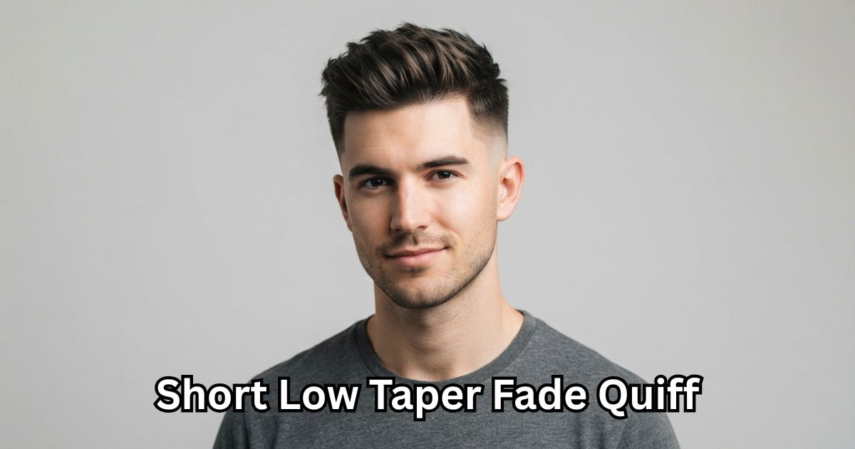 Short Low Taper Fade Quiff