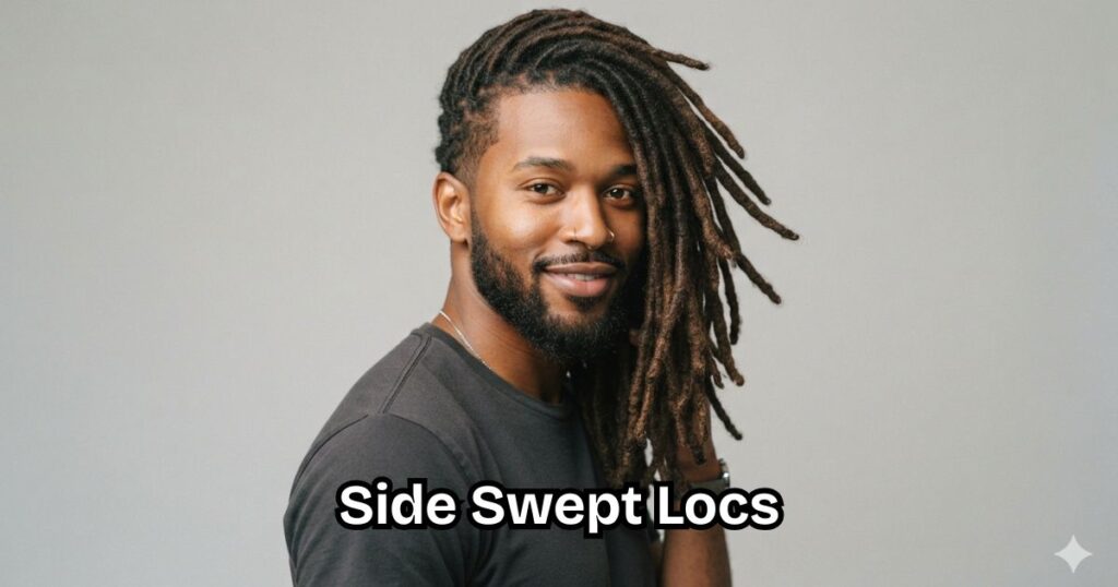Side Swept Locs