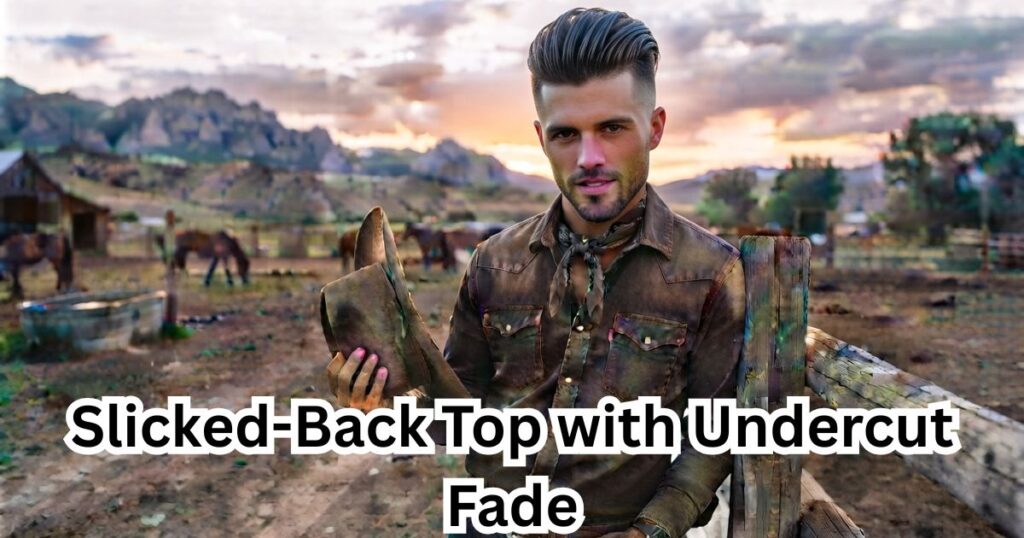 Slicked-Back Top with Undercut Fade