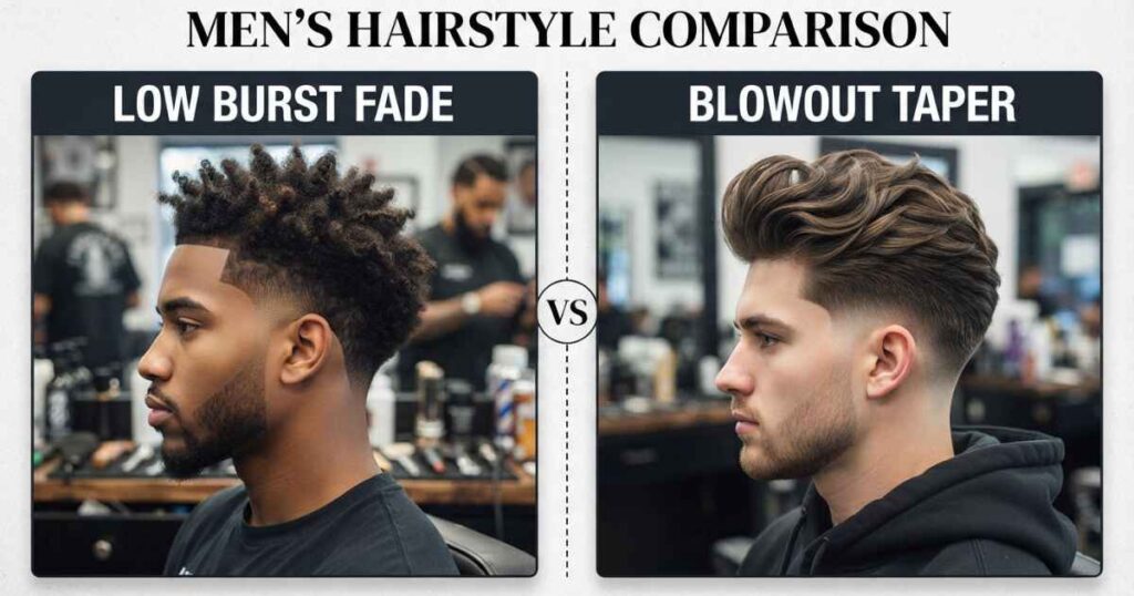 Taper Low Burst Fade Vs Blowout Taper