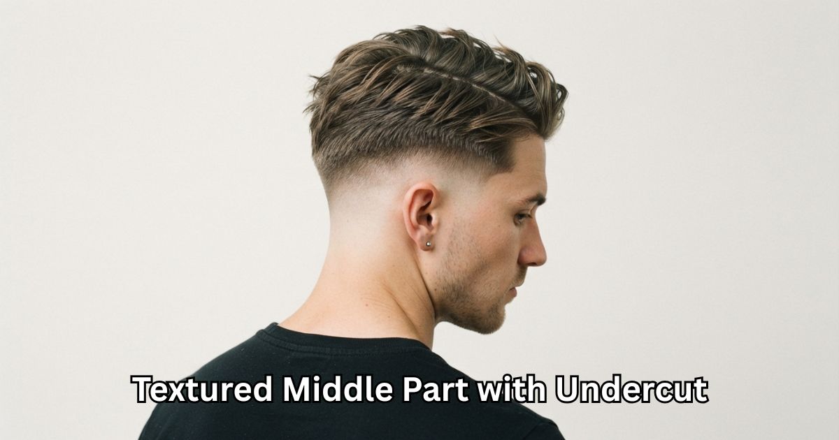 Textured Middle Part with Undercut