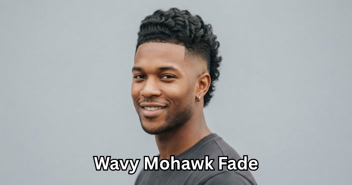 Wavy Mohawk Fade