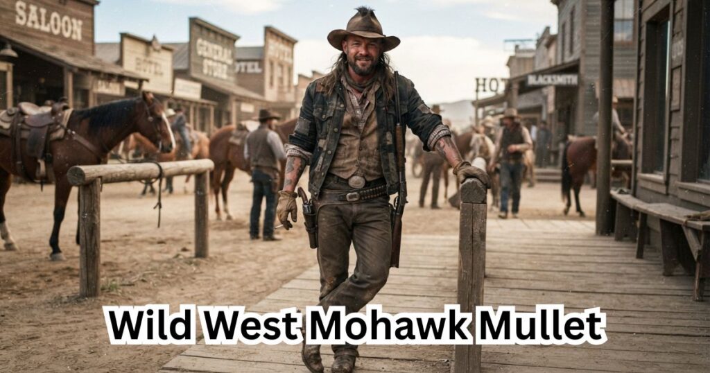 Wild West Mohawk Mullet