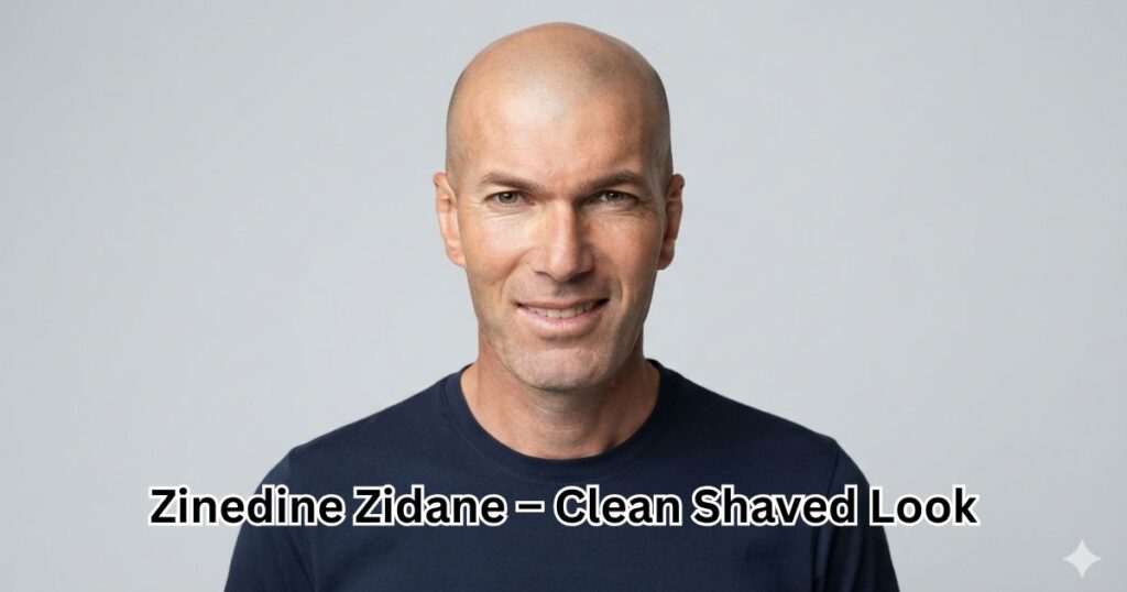 Zinedine Zidane – Clean Shaved Look