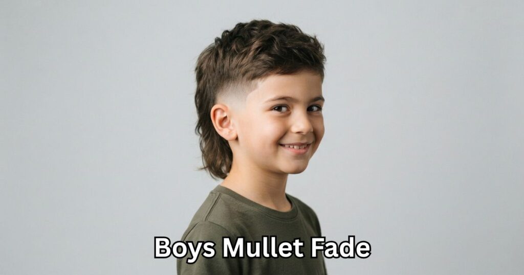 Boys Mullet Fade