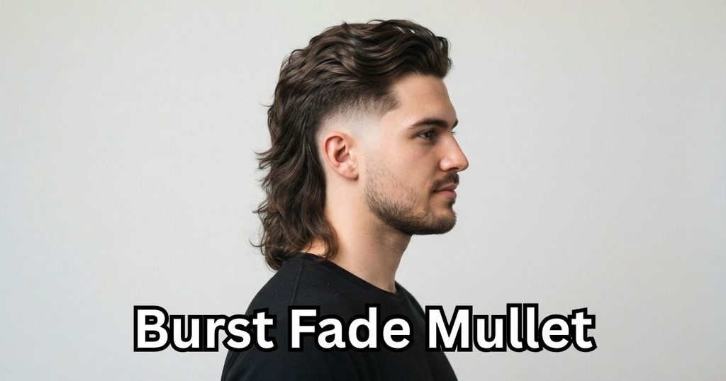 Burst Fade Mullet