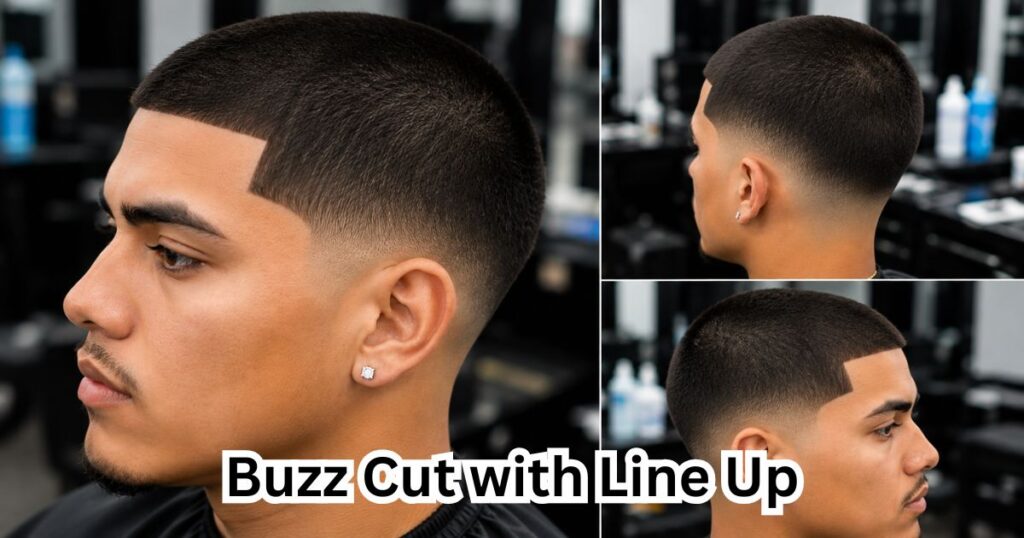 Buzz Cut with Line Up