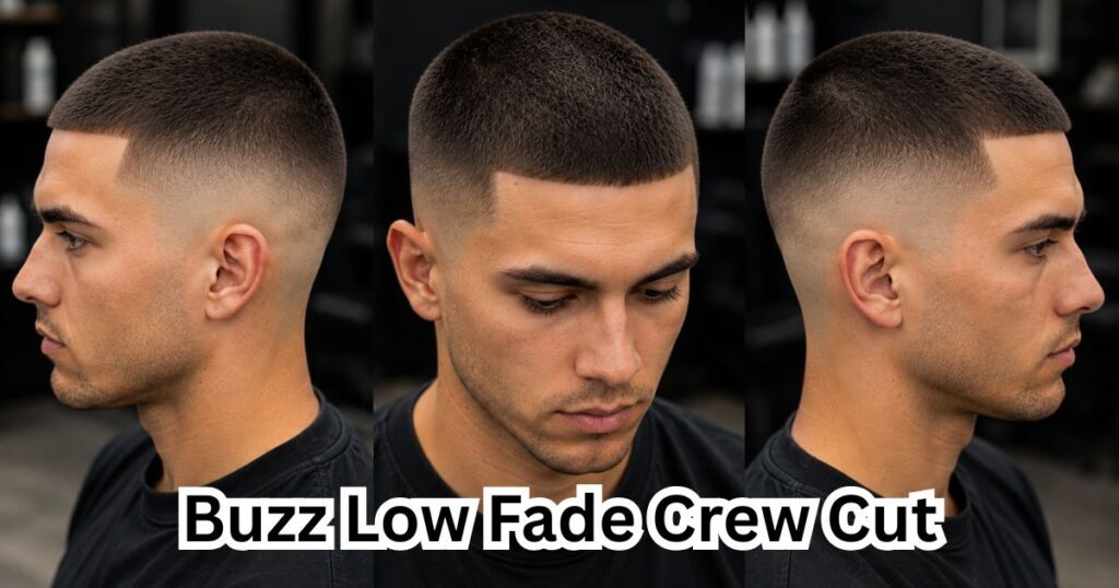 Buzz Low Fade Crew Cut