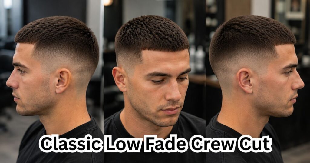 Classic Low Fade Crew Cut