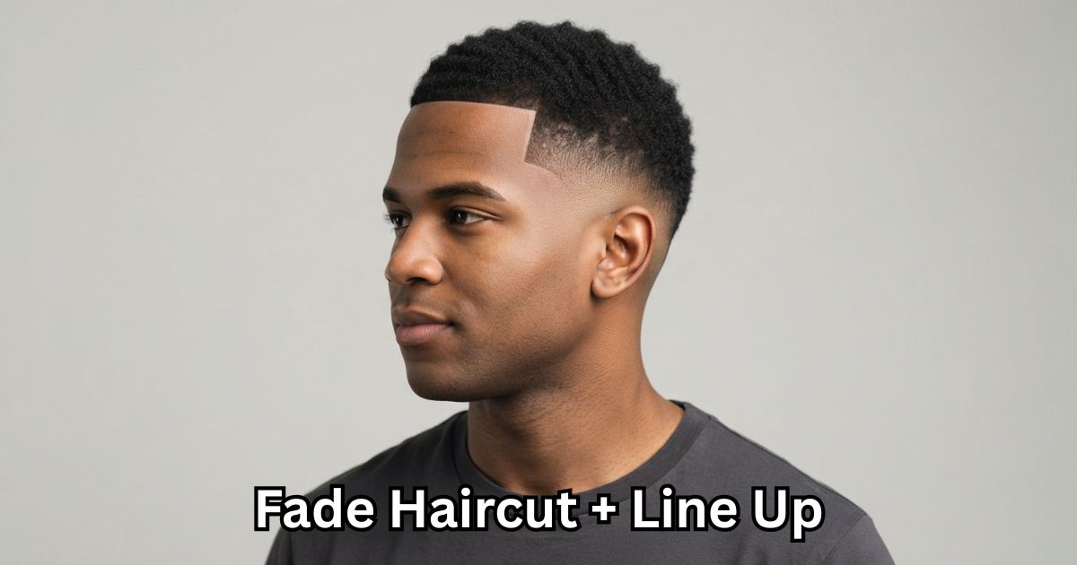 Fade Haircut + Line Up