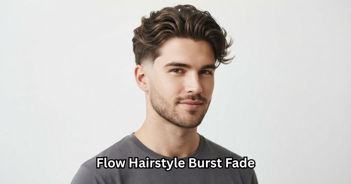 Flow Hairstyle Burst Fade