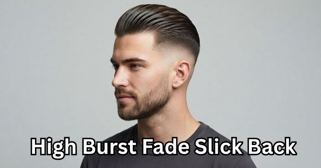 High Burst Fade Slick Back