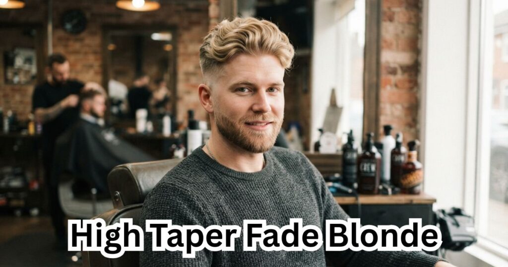 High Taper Fade Blonde