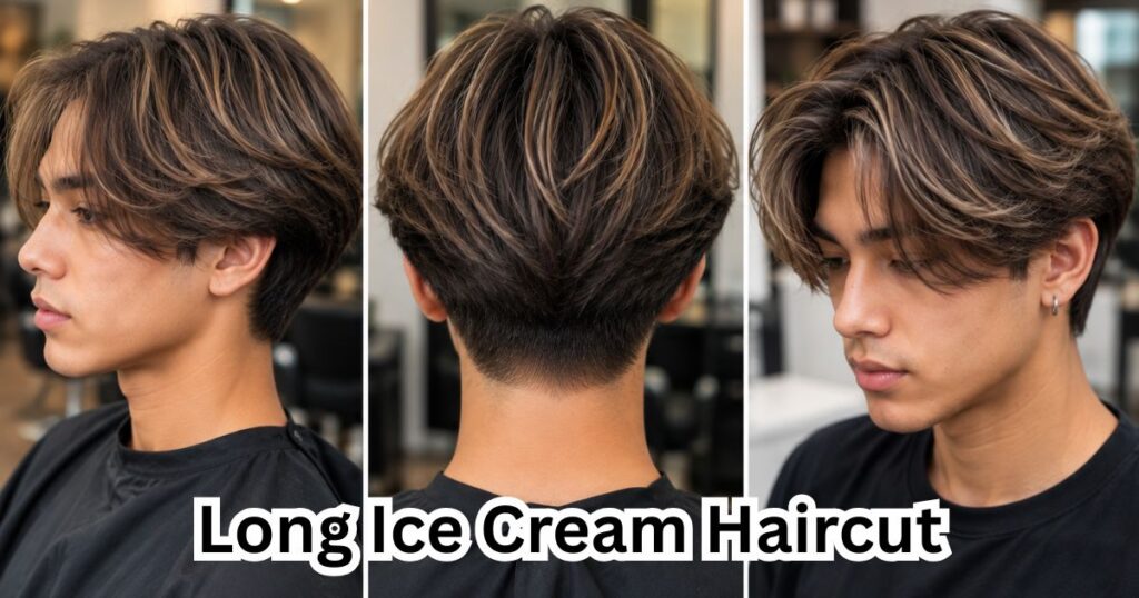 Long Ice Cream Haircut