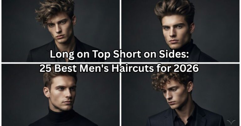 Long on Top Short on Sides: 25 Best Men's Haircuts for 2026 