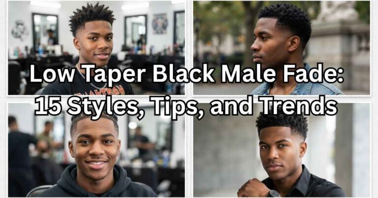 Low Taper Black Male Fade: 15 Styles, Tips, and Trends 