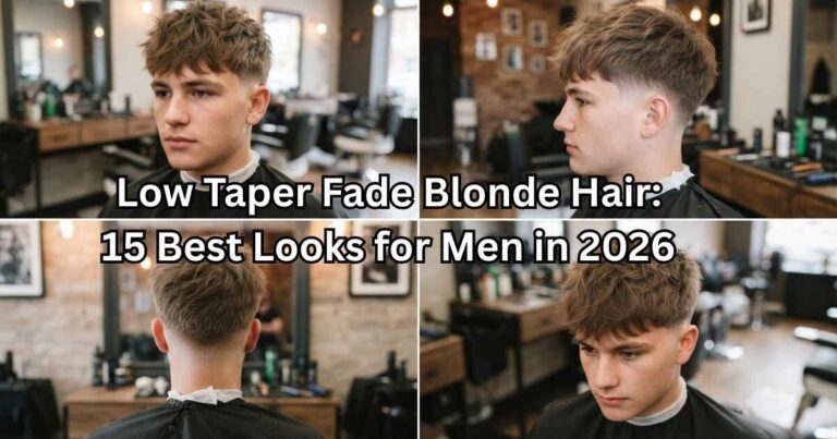 Low Taper Fade Blonde Hair: 15 Best Looks for Men in 2026 