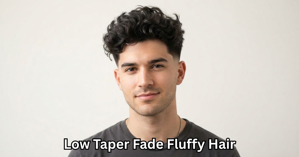 Low Taper Fade Fluffy Hair