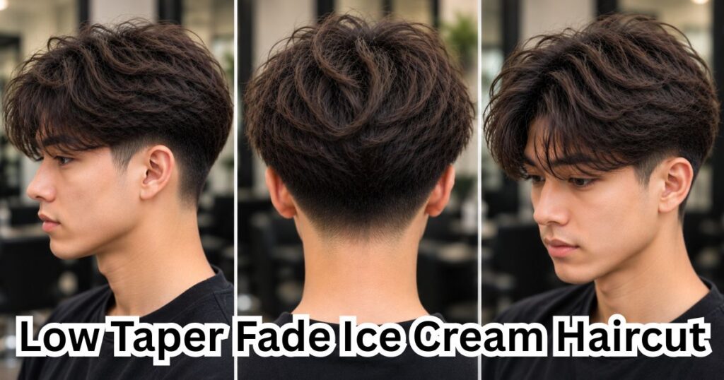 Low Taper Fade Ice Cream Haircut